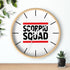 Scorpio Squad Wall clock